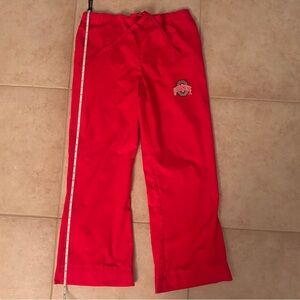 Landau Ohio State Red Scrub pants